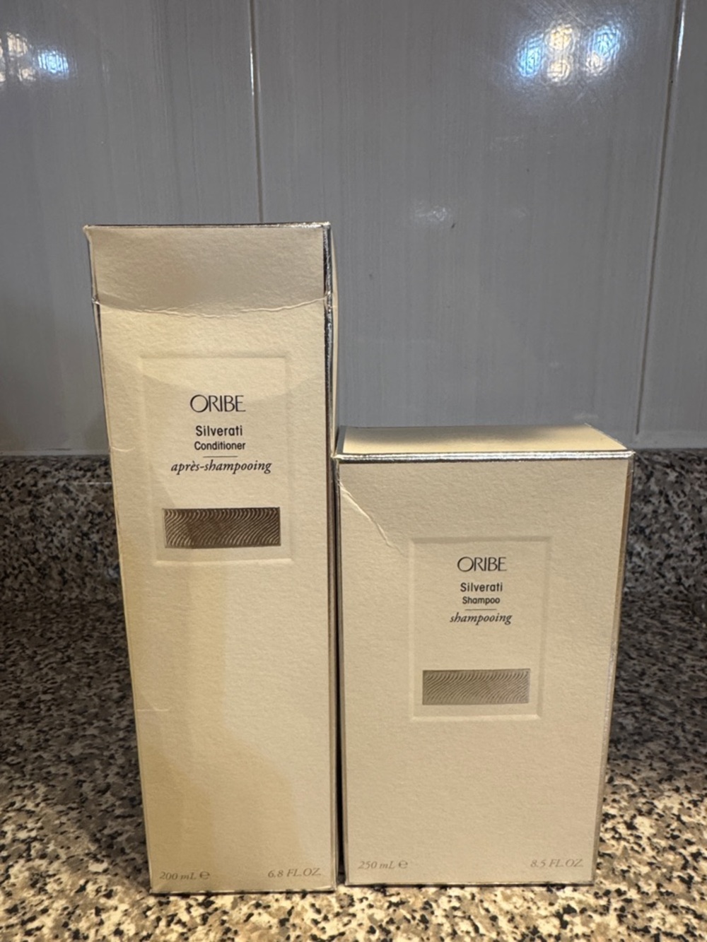 Oribe Silverati Shampoo & Conditioner Set - Cream and Silver Trim
